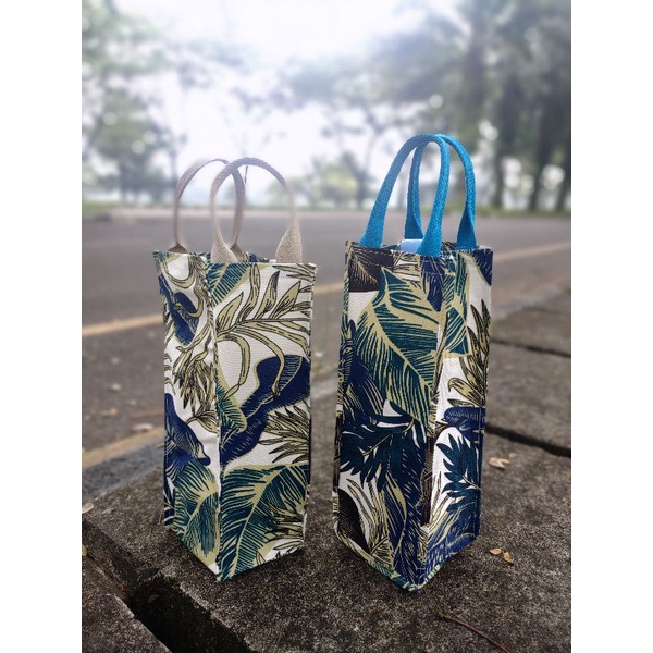 tas jinjing botol tumbler bag bahan kanvas size 12x12x33cm tali webbing tebal