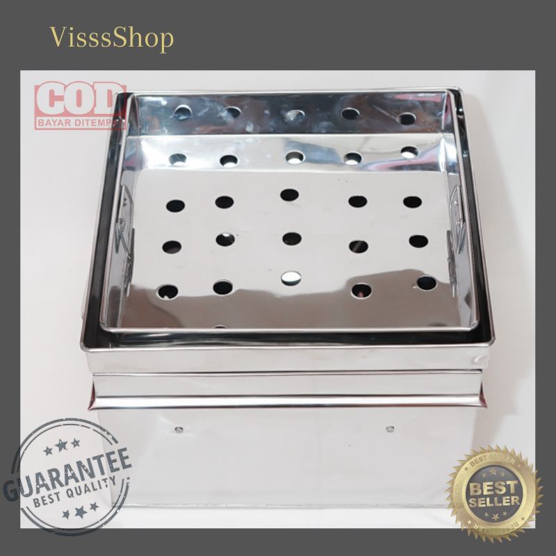Kukusan Stainless 30 Cm Panci Kukus Dimsum Klakat Kotak