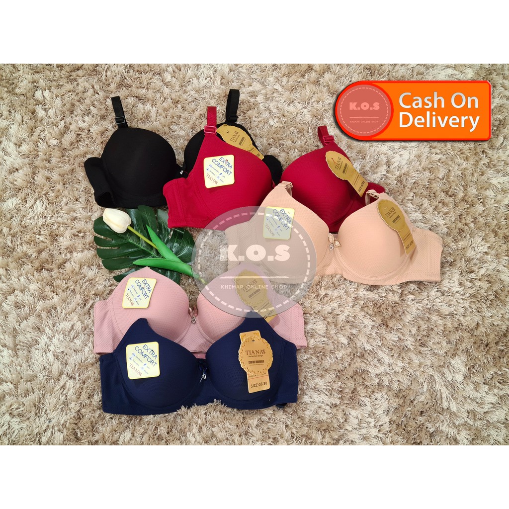 BRA KAWAT BAHAN BERPORI SIZE 36-42