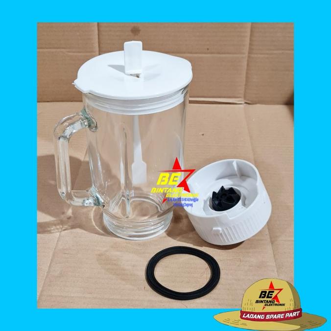 cod blender charger juice cup Gelas Kaca Jus Blender Panasonic Mx E300 E310 E 300 E 310 Beliing 1Ltr