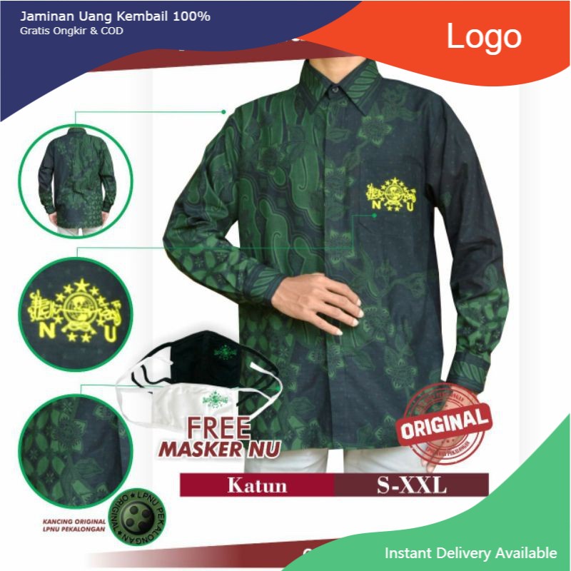 Kemeja batik nu lasem Batik nu terbaru kemeja batik pria nu Lasem bordir