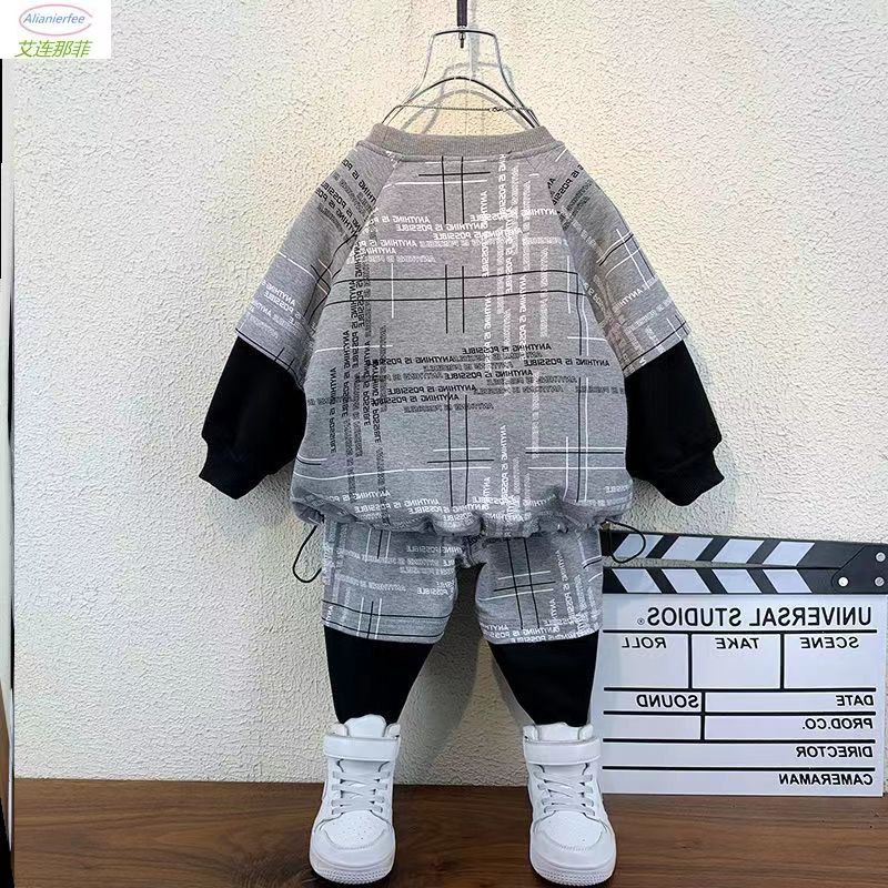 (LOLI-JKT) BOY-69 SET ANAK COWOK SWEATER SERUT SIZE 90-150