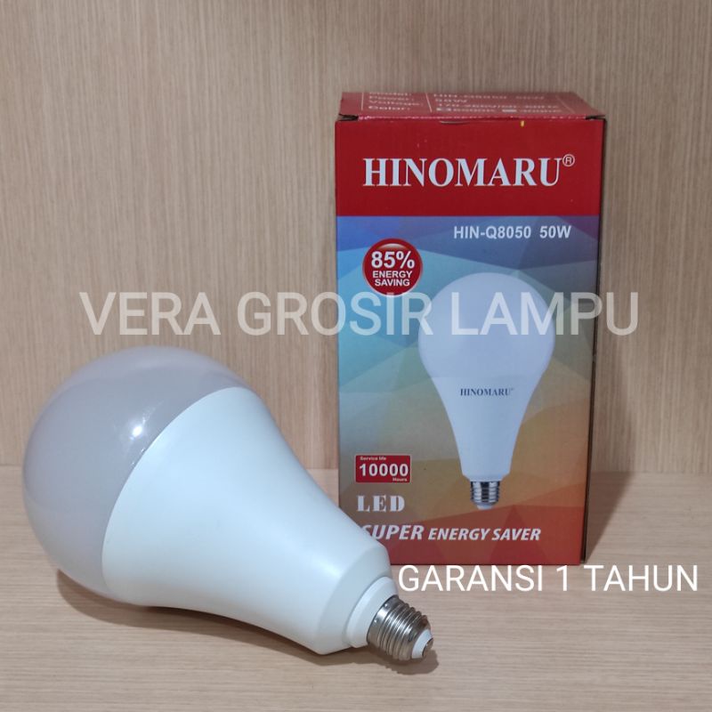 LAMPU LED HINOMARU BULB 50W 50 WATT  CAHAYA PUTIH 6500K / LAMPU LED HINOMARU 50W 50 WATT CAHAYA PUTI