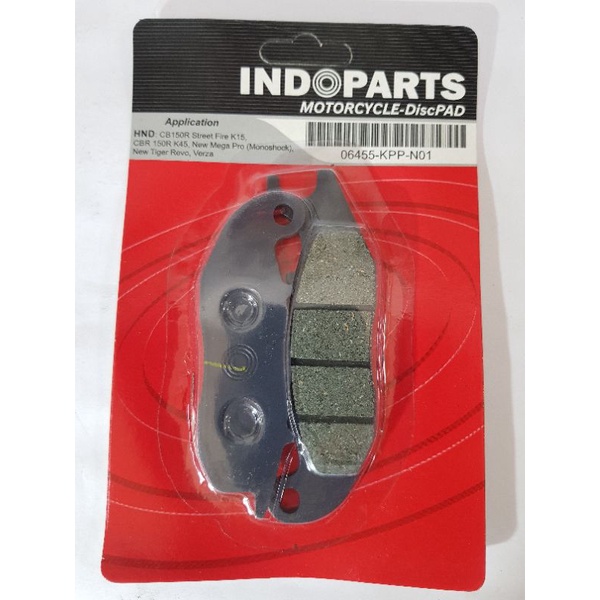 BARU_ DISC PAD / 06455-KPP-N01 / HONDA NEWTIGER / NEWMEGAPRO / VERZA / CBR 150 / KAMPAS REM CAKRAM /