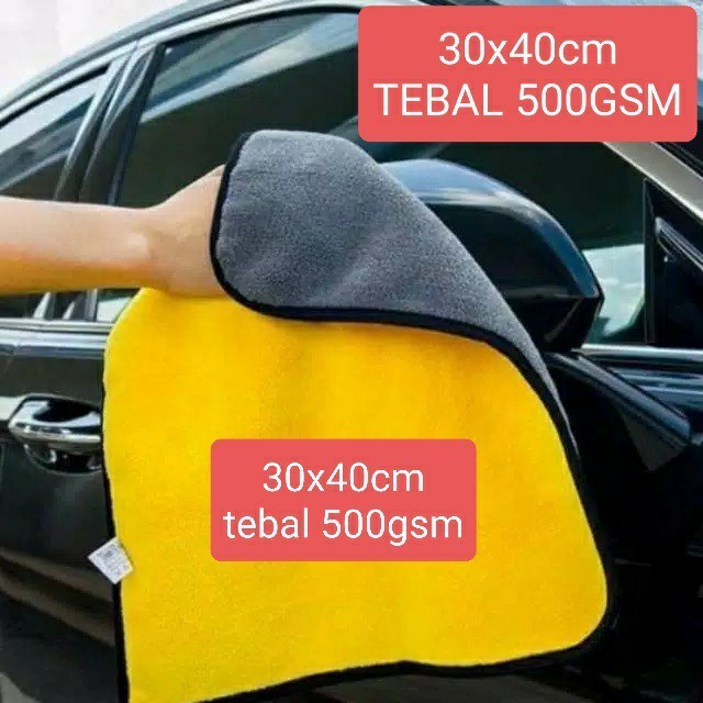 KAIN LAP Mobil super soft 30x40cm lap microfiber lap motor lap meja-perlengkapan rumah tangga