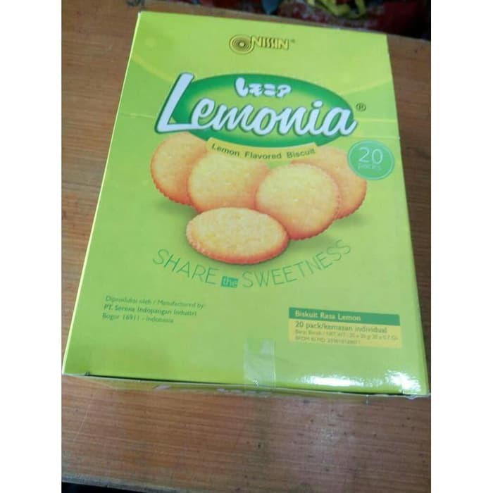 

NISSIN LEMONIA COOKIES 20 GRAM