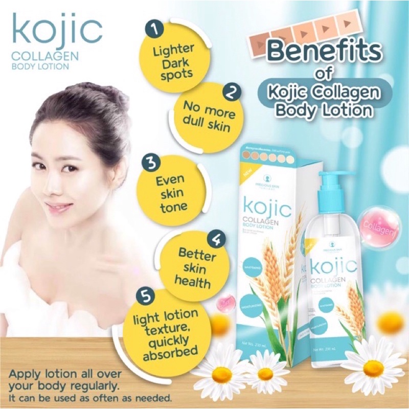 Precious Skin Kojic Paket 2 in 1 Lotion + AHA Serum