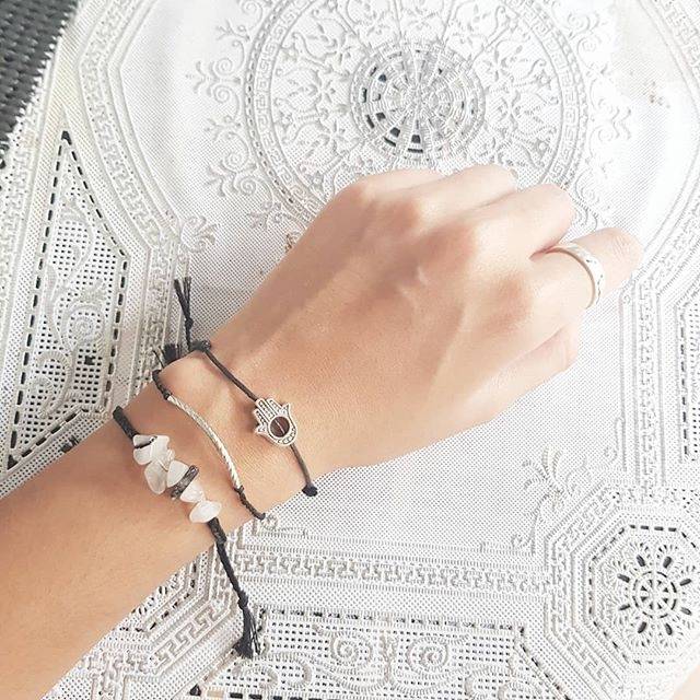 BLACK SET (gelang set/ gelang charm/ gelang boho/ gelang etnik)