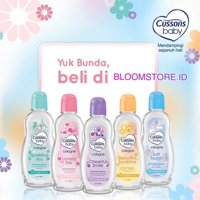 CUSSONS Baby Cologne 100ML Parfum Parfume Perfume 100 ml Minyak Wangi Pewangi Tubuh Bayi Cusson Termurah Promo Original