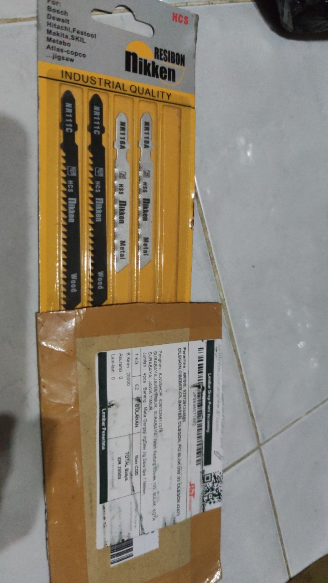 Mata Gergaji Jigsaw Jig Saw Tipe T Nikken