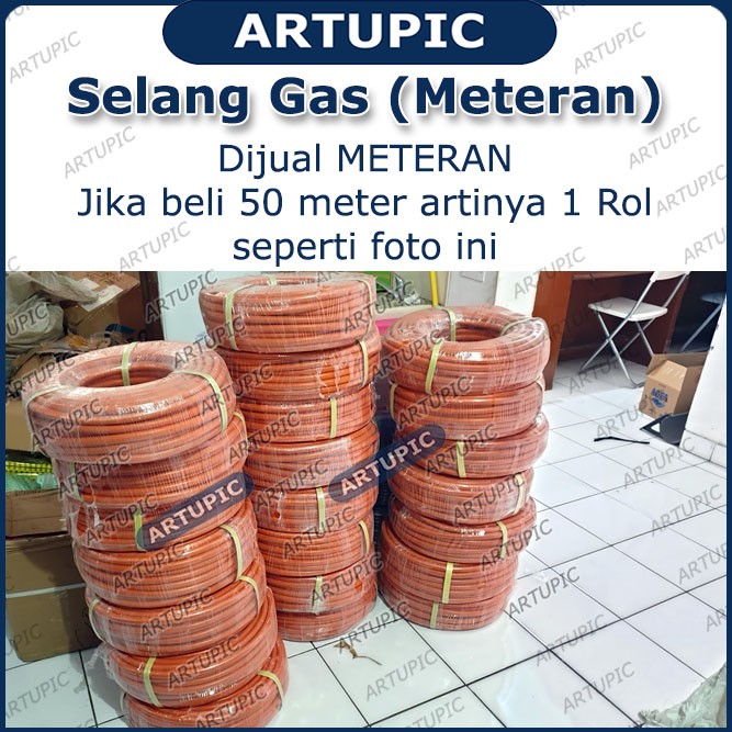 Selang Gas METERAN Orange Winn Gas WG 2 Lapis SNI Cocok untuk Gasolec Dapur Dll