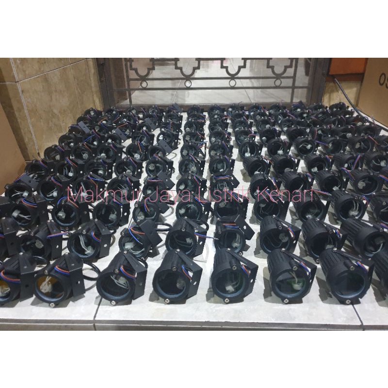 Lampu Sorot Tancap Taman Spot Light Kosongan Tempel Fitting Mr16