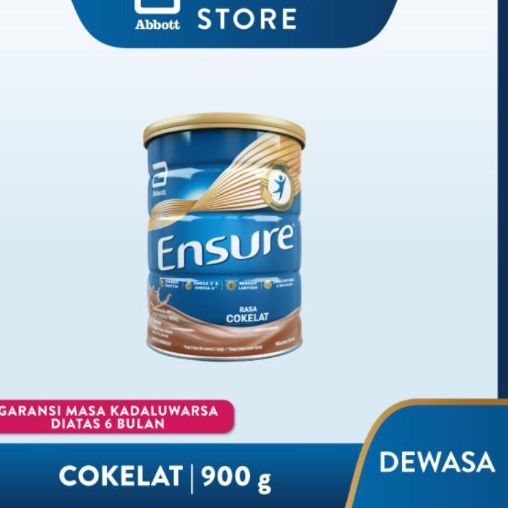 

Ensure Vanila / Cokelat 900gr / 400gr Susu Nutrisi Dewasa rendah Laktosa