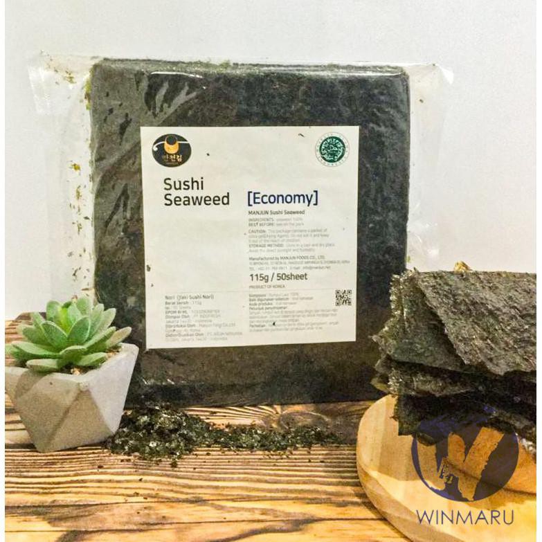 

BISA COD Manjun Sushi Nori Grade Economy - 50 sheets FREE ONGKIR [Kode 1|Kode 2|Kode 3|Kode 4|Kode