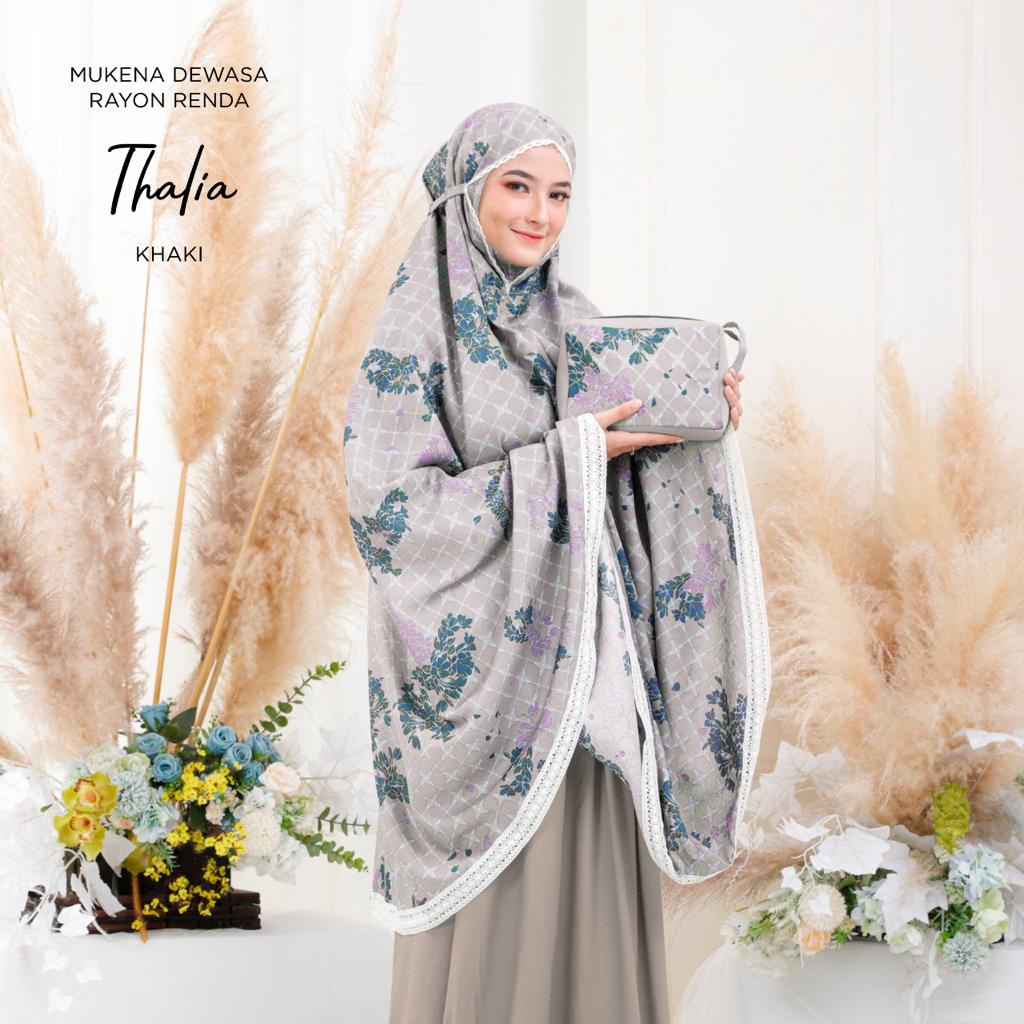 PUSAT MUKENA TASIK - MUKENA DEWASA RENDA RAYON THALIA