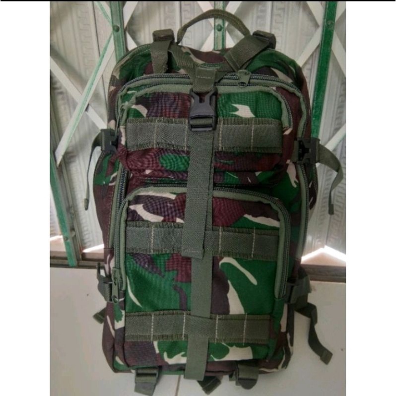 Ransel lebanon loreng TNI/tas punggung militer