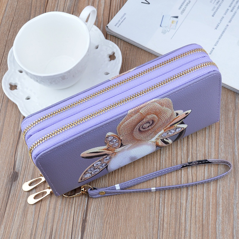 DOMPET PANJANG WANITA 2 RESLETING PREMIUM IMPORT BESAR MUAT HP SLOT KARTU UANG KOIN MARES WA455P5 KOREA BRANDED BATAM FASHION CEWEK REMAJA KEKINIAN