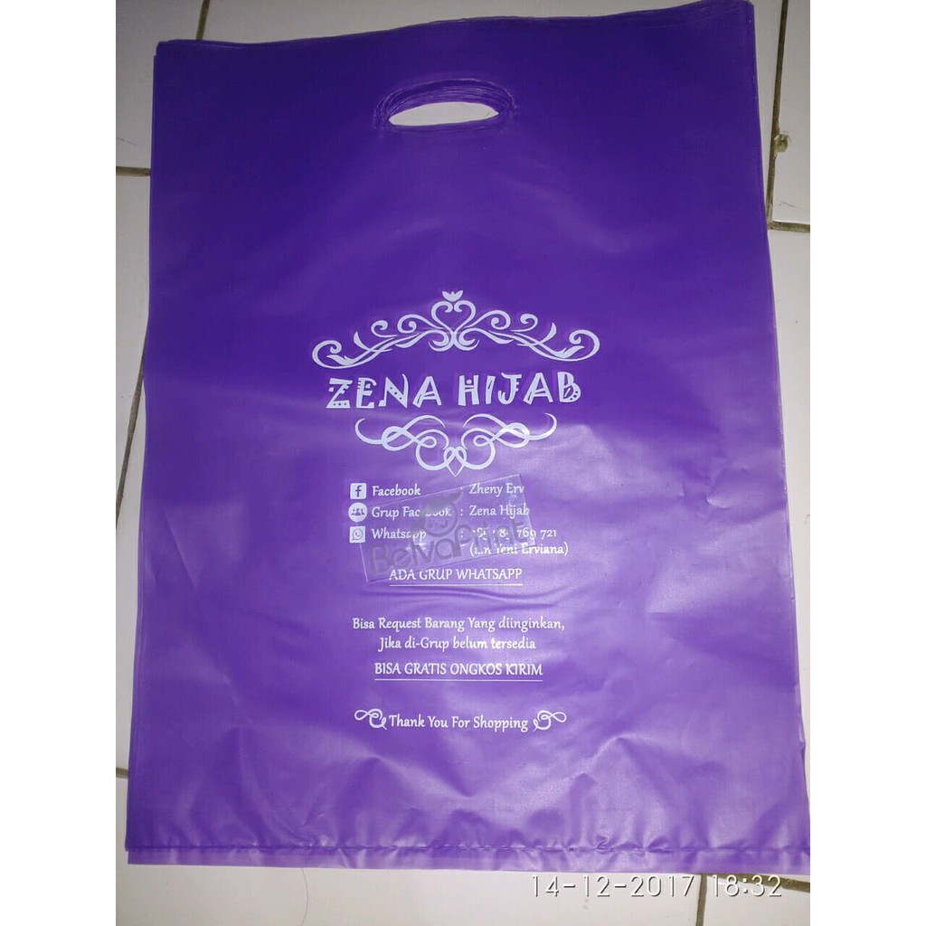 Jual Plastik Plong Sablon Ukuran 30x40 Cm Shopee Indonesia 4221