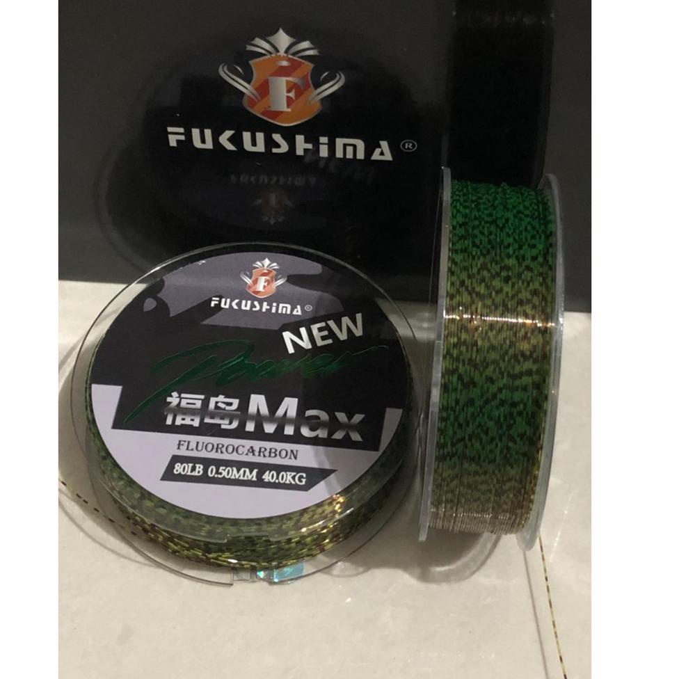 (PROMO ZT954) Senar Pancing Fluorocarbon Fukushima New Power Max Panjang 100m ❀
