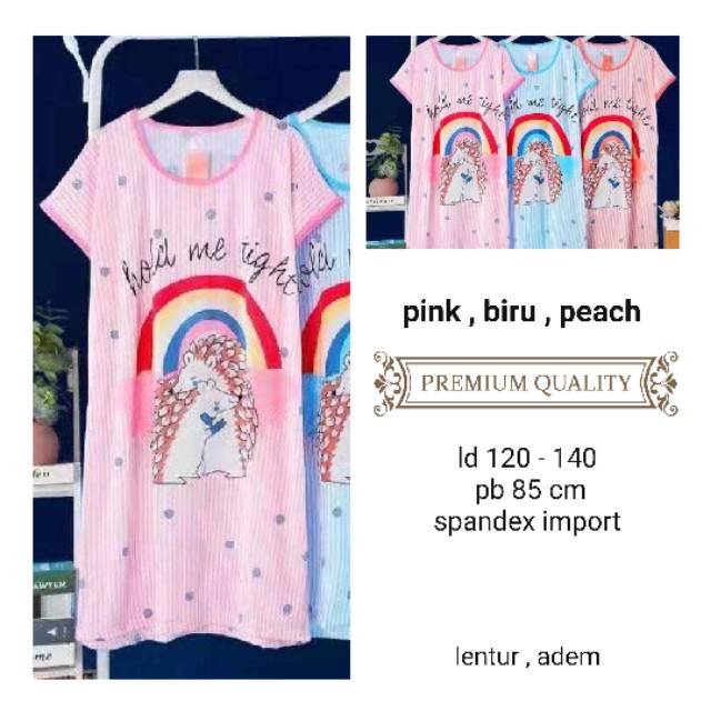  BAJU  TIDUR DASTER  SPANDEX IMPORT  JUMBO Shopee Indonesia