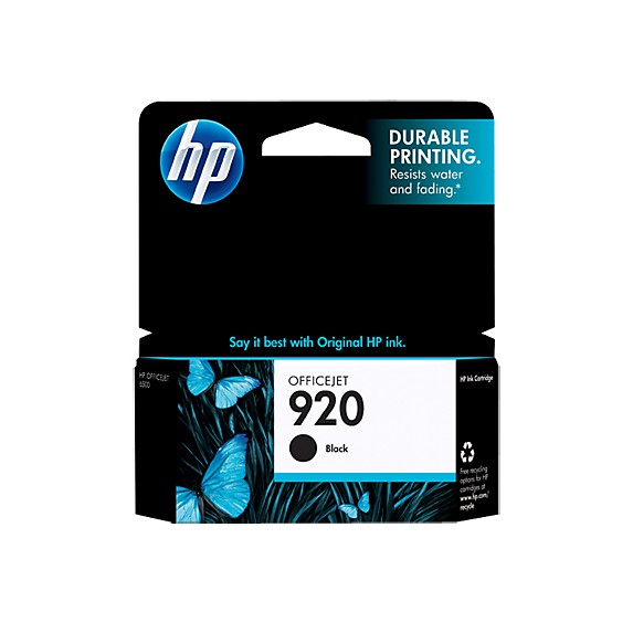 HP 920 Black, BK, Hitam