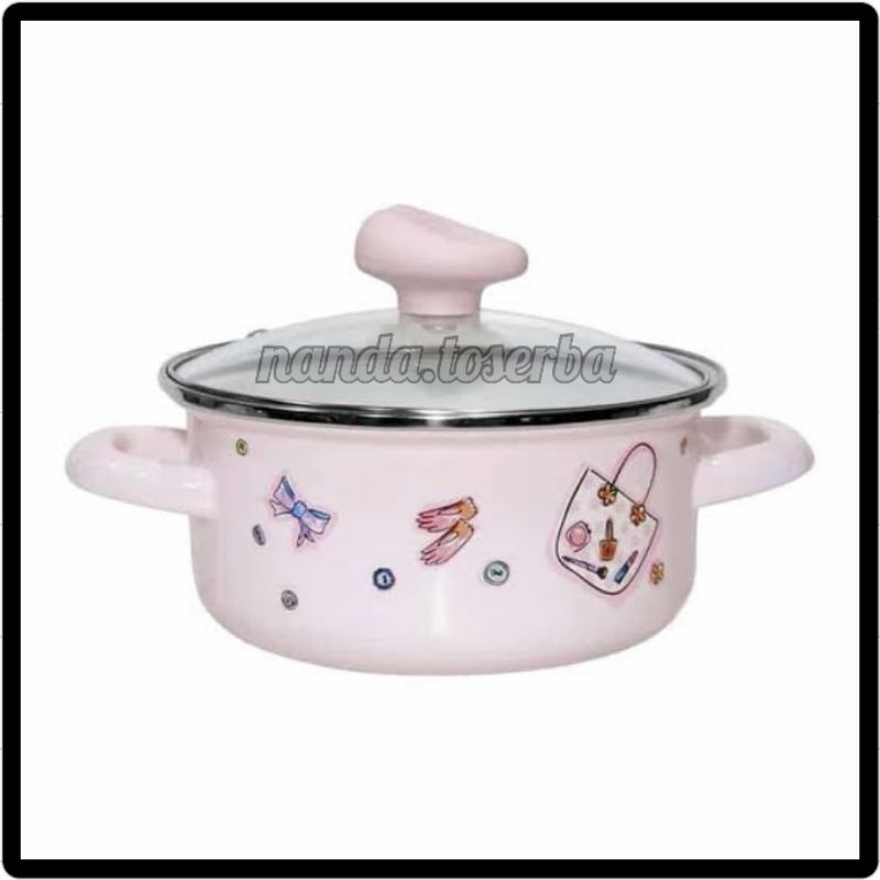 DUTCH OVEN 18CM BITK / PANCI ENAMEL