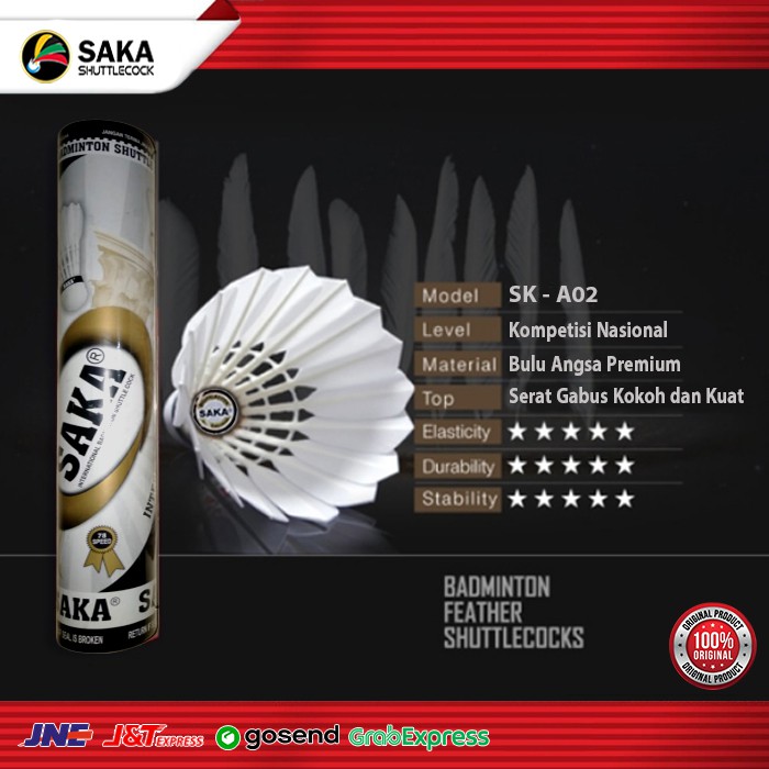 SHUTTLECOCK SAKA SHUTTLECOCK BADMINTON KOK BULUTANGKIS BADMINTON SK