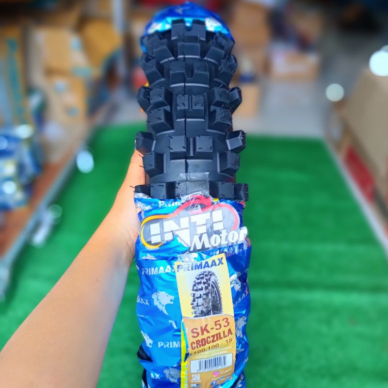 Ban TRAIL 100/100 RING 18 sk 51 dan SK53 MERK PRIMAAX BELAKANG REAR TIRES BL TRIL TIRE CROSS RR PRIM