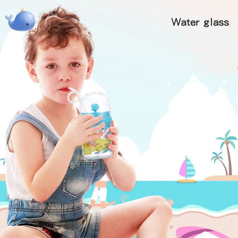 Botol Minum Lumba Air Mancur - Botol Minum Unik Untuk Anak 250ml⭐ Super8⭐-1