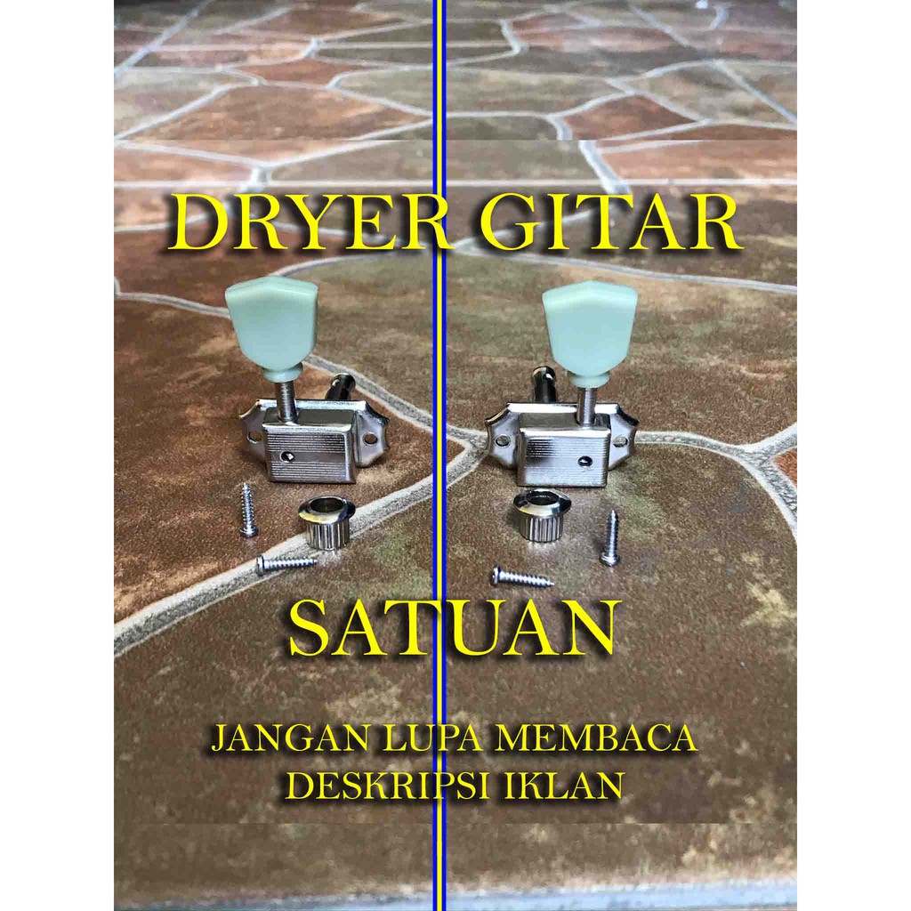 Dryer Giok Satuan Tuning Machine Head For Gitar Elektrik Akustik LesPaul Sg Prs Guitar Electric