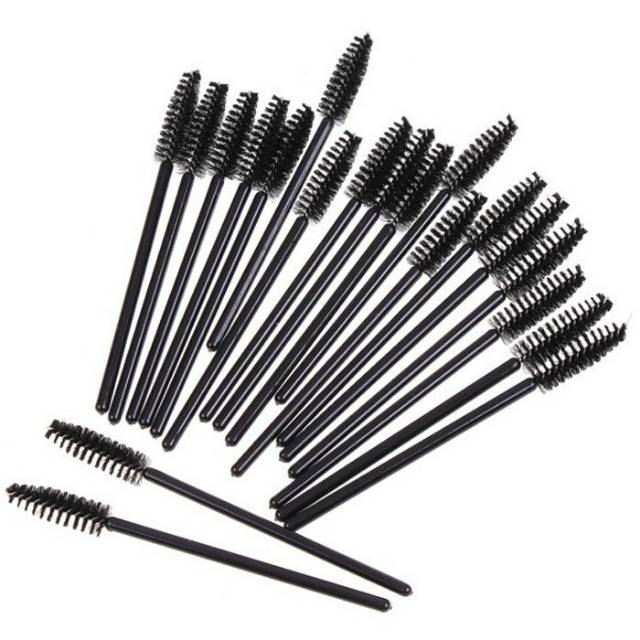 Mascara Wand Brush 50pcs / Sisir Bulu Mata / Sisir Alis / Spoolie / Kuas Bulu Mata