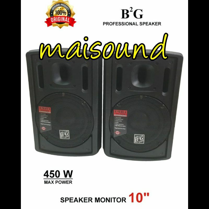 SPEAKER PASIF B2G 10 INCH MODEL RAMSA BOX FIBER SEPASANG 2 UNIT