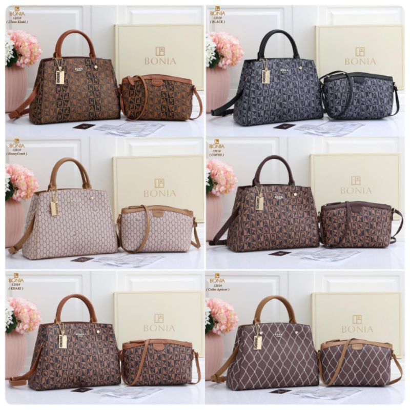READY HANDBAG BONIA TAS Bonia Montaigne 1201 BEST SELLER SEMI PREMIUM