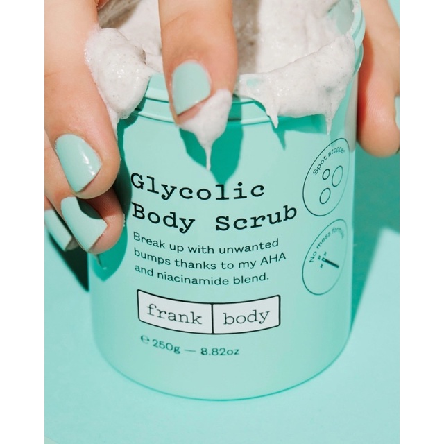 Jual Frank Body Glycolic Body Scrub 250g Shopee Indonesia