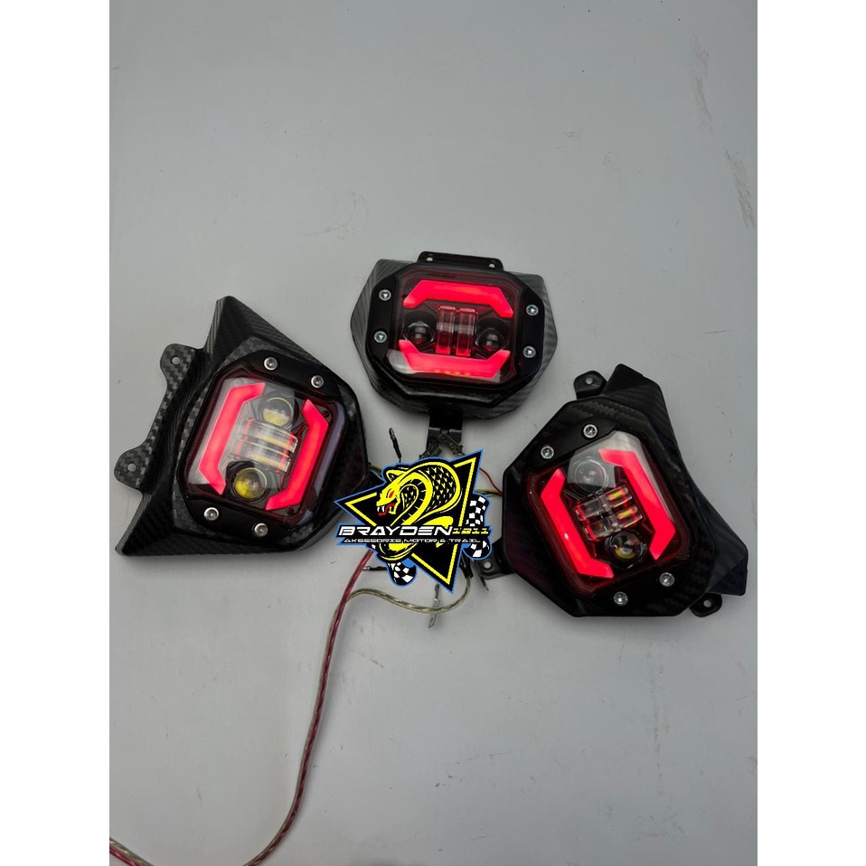 LAMPU LED CRF WR155 KLX 150/HEADLAMP CRF 150 WR155 KLX BF/LAMPU DEPAN LED WR155 KLX CRF/LAMPU DEPAN CRF 150/LAMPU LED DAYMAKER CRF KLX WR155