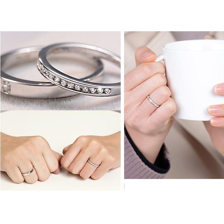 COUPLE WEDDING RING EMAS PUTIH