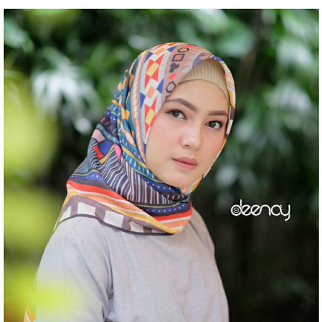 Deenay - Verde Voal Printed Scarf