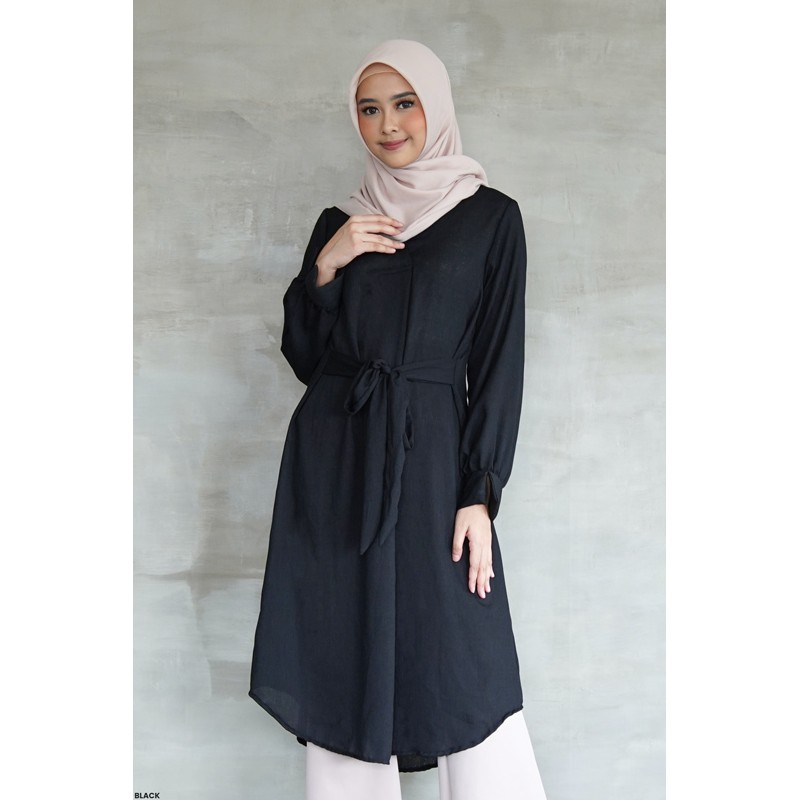 Sausan Crinkle Tunic Dress Wanita