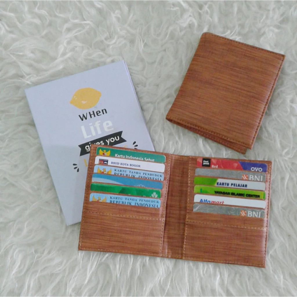 LUXTHER - 14 slots Weaver Book Card Holder / Card Wallet / Dompet kartu