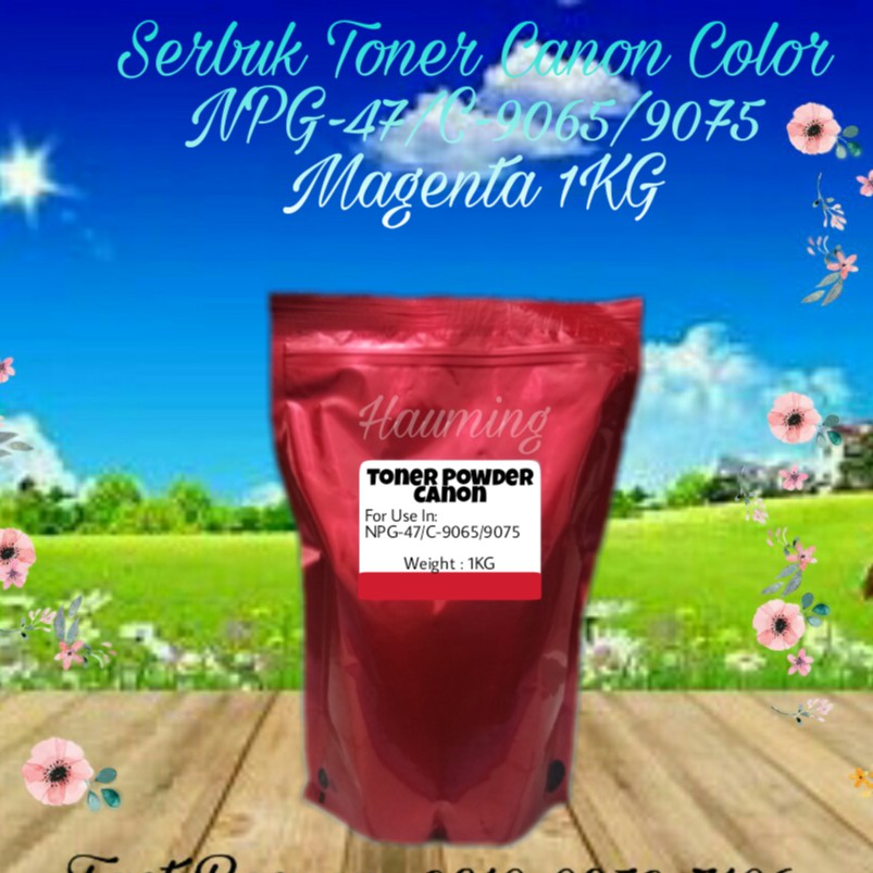 Serbuk Toner Canon Advance IR ADV NPG47 NPG-47 C9065 C9075 C-9065 9075 IRC9065 IRC9075 Magenta 1kg