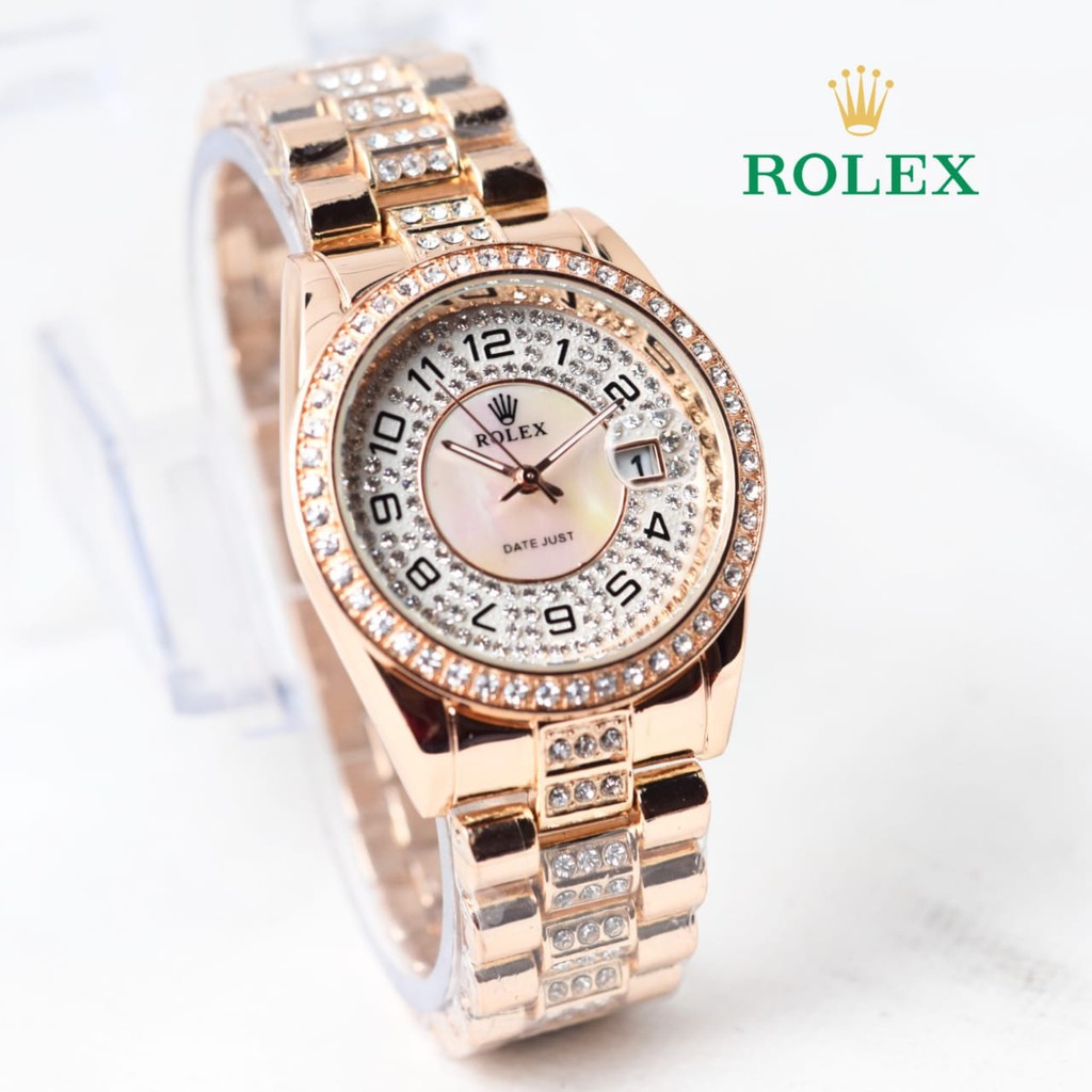 jam tangan wanita rolex diamond angka