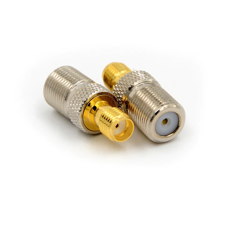 F Type Female Jack To SMA Male Or To SMA Female Plug Straight RF Coaxial Adapter F Connectors To SMA