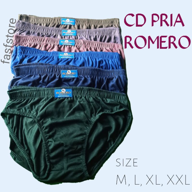 3pcs - CD Pria Dewasa Celana Dalam Pria Romero