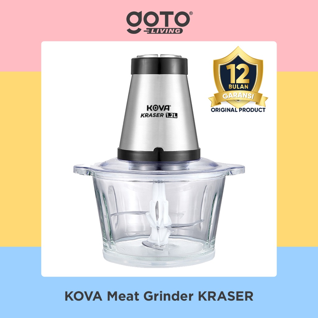 Kova  Meat Grinder Kraser 3L Blender Food Chopper Penggiling Daging Sayur