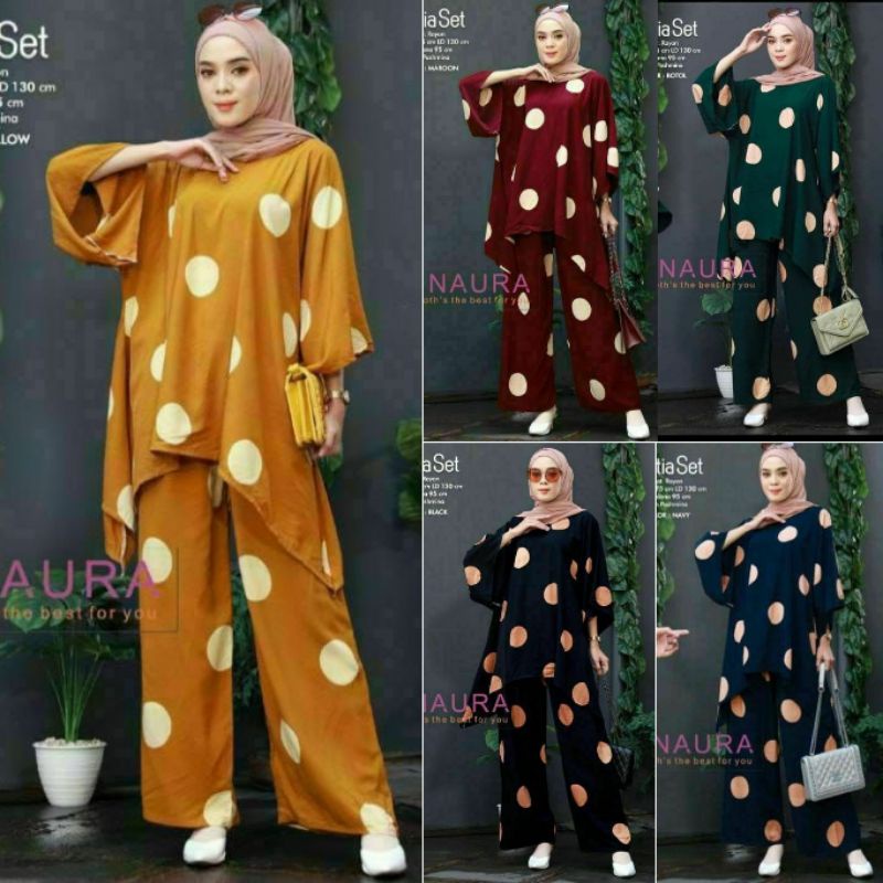 Waka Waka Set Rayon Premium Baju Wanita HITS SELEBGRAM FASHION