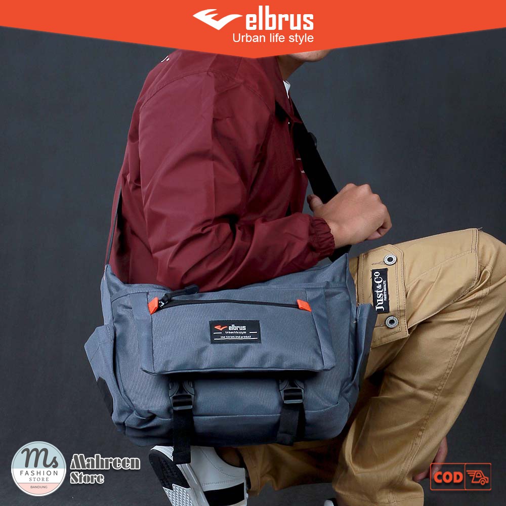 Tas Selempang Besar Tas Slingbag Tas Kerja Tas Laptop Pria - Elbrus | TL 751