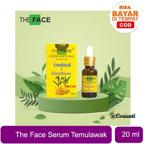 [BPOM] The Face Serum Wajah Whitening Temulawak The Face 20ML_Cerianti