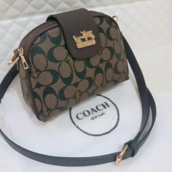 9.9 BRANDS FESTIVAL Tas Slempang   Mini + Sertifikat / COACH ALMAIRA 2 Ruang / Tas Slempang Wanita m