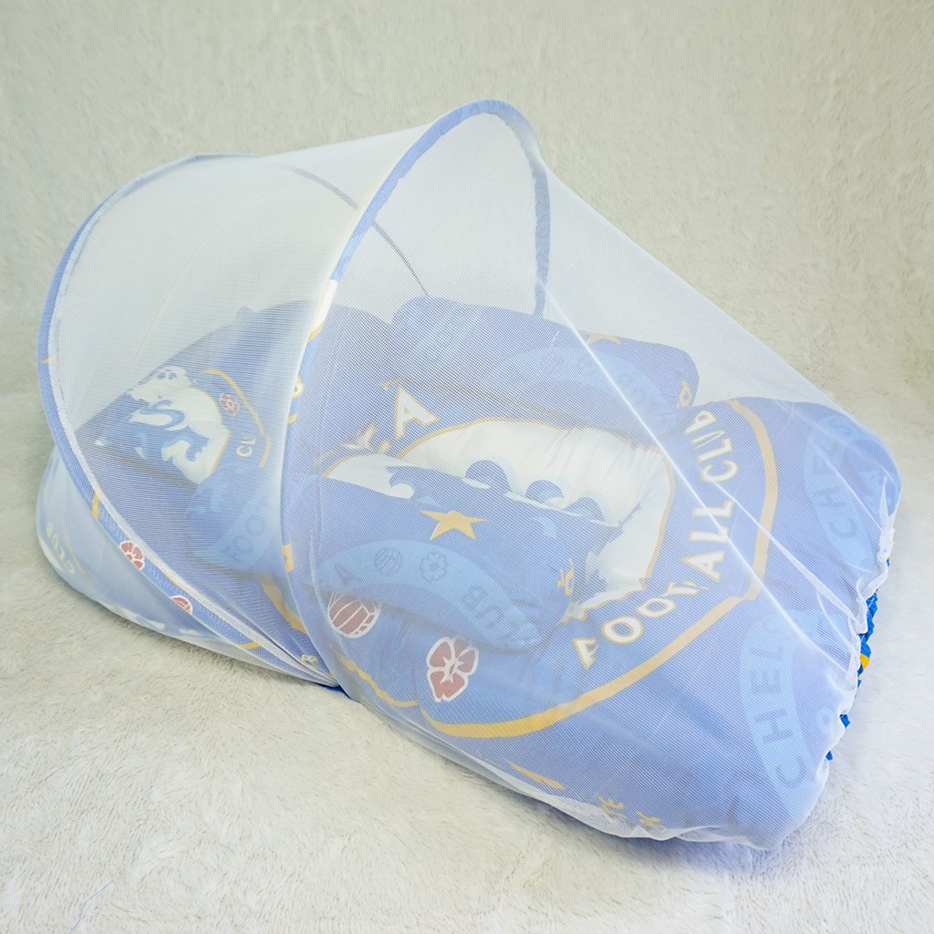 Kasur Bayi Kelambu Motif Klub Bola Chelsea The Blues | Tempat Tidur Bayi Berkelambu Karakter Bola