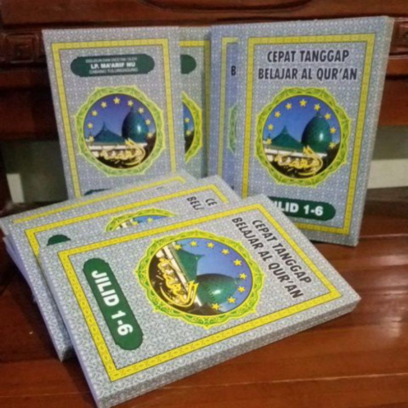Bundel Jilid 1-6 Cepat Tanggap Belajar Al Qur'an An Nahdliyah
